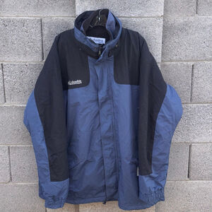 Columbia Performance Ski Snow Snowboard Jacket Men's XXL Blue Black